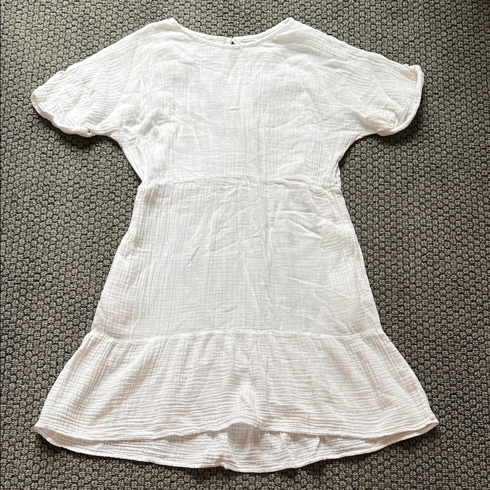 Xirena White Casual Flowy Cotton Dress